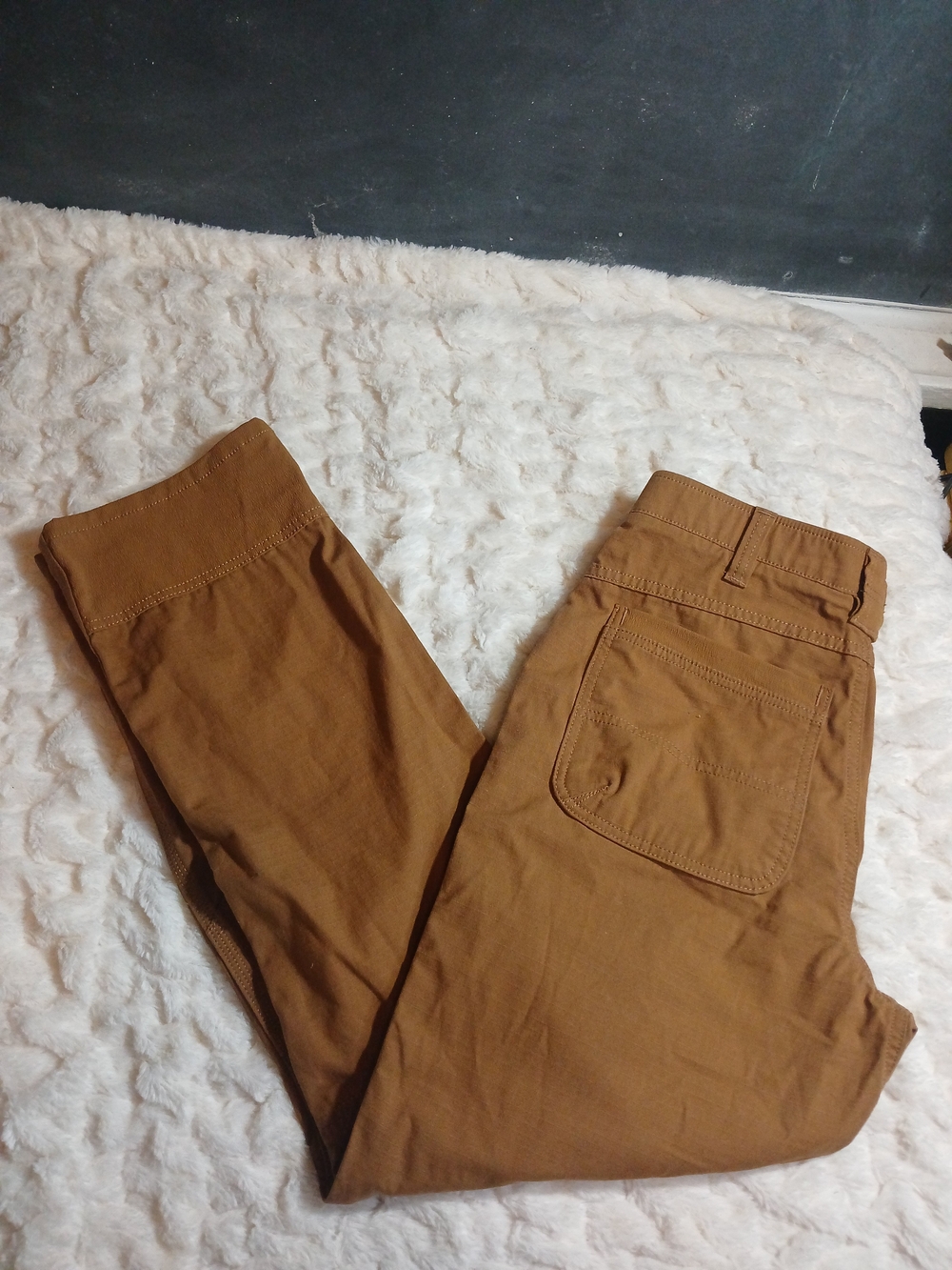 Carhartt Mens Rugged Flex Steel Double Front Pants Camel Brown Size 32 × 32 - Picture 11 of 11